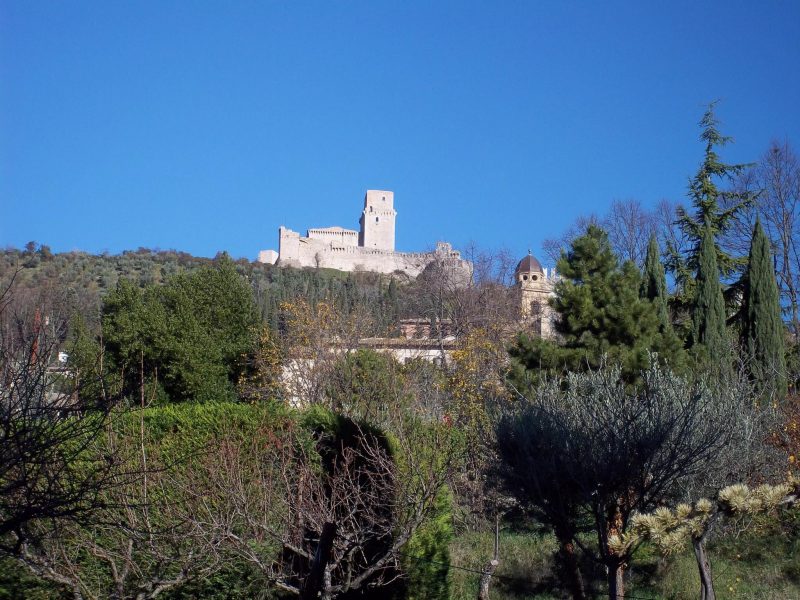 vista Rocca Assisi